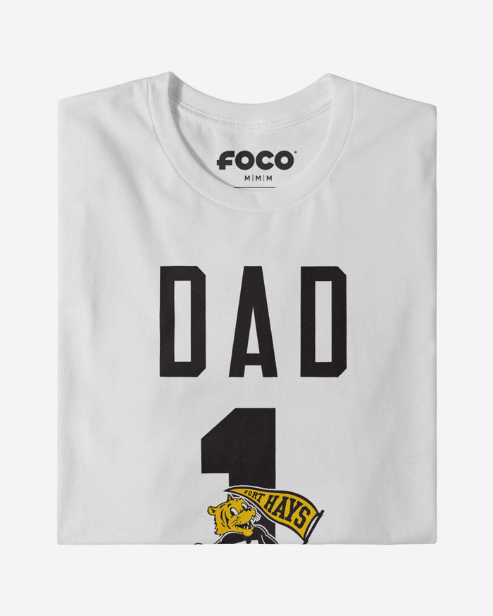Fort Hays State Tigers Number 1 Dad T-Shirt FOCO - FOCO.com