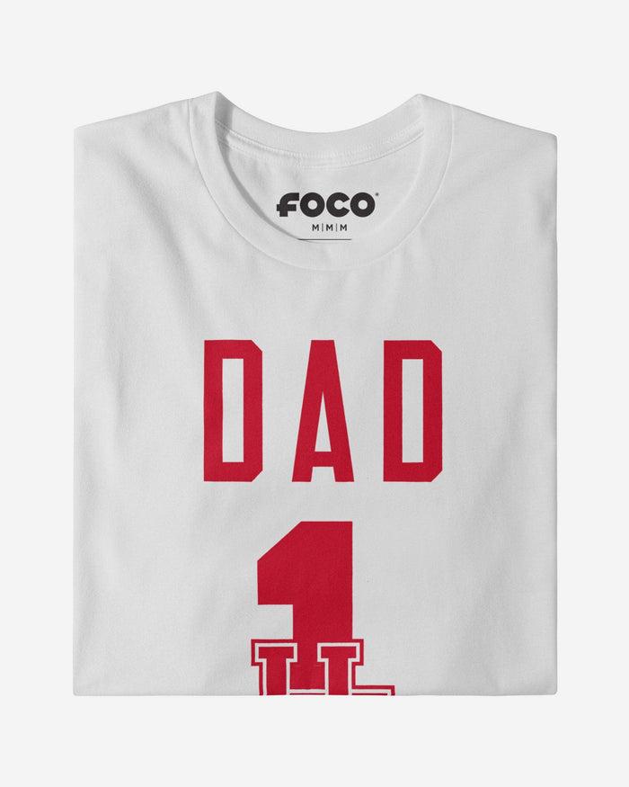 Houston Cougars Number 1 Dad T-Shirt FOCO - FOCO.com