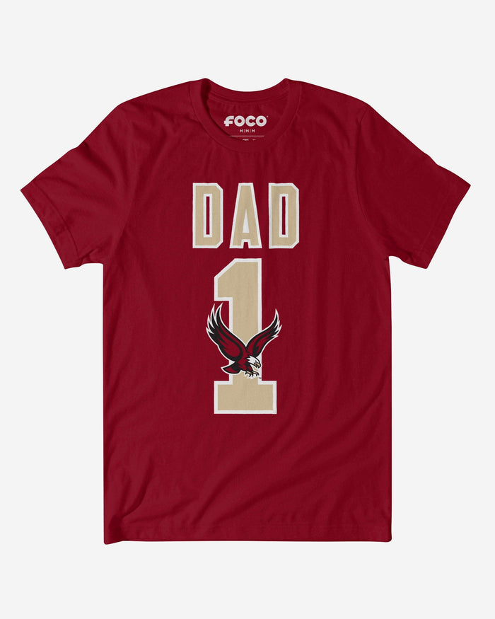 Boston College Eagles Number 1 Dad T-Shirt FOCO S - FOCO.com