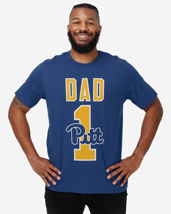 Pittsburgh Panthers Number 1 Dad T-Shirt FOCO - FOCO.com