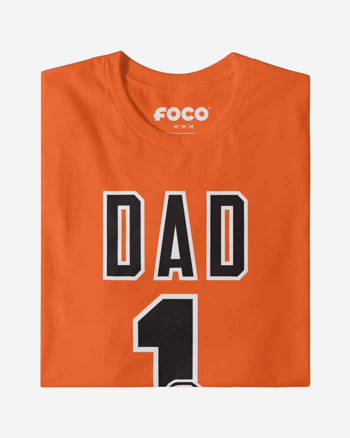 Oklahoma State Cowboys Number 1 Dad T-Shirt FOCO - FOCO.com