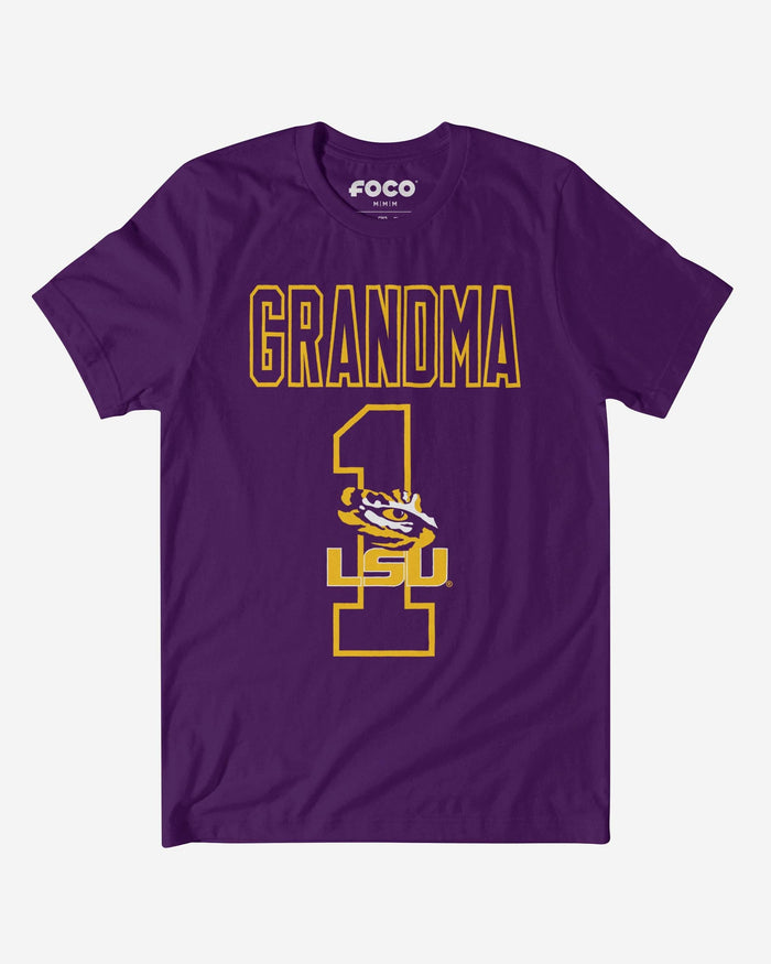 LSU Tigers Number 1 Grandma T-Shirt FOCO S - FOCO.com