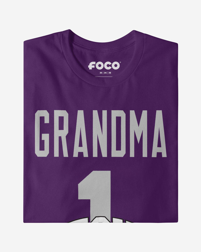 TCU Horned Frogs Number 1 Grandma T-Shirt FOCO - FOCO.com