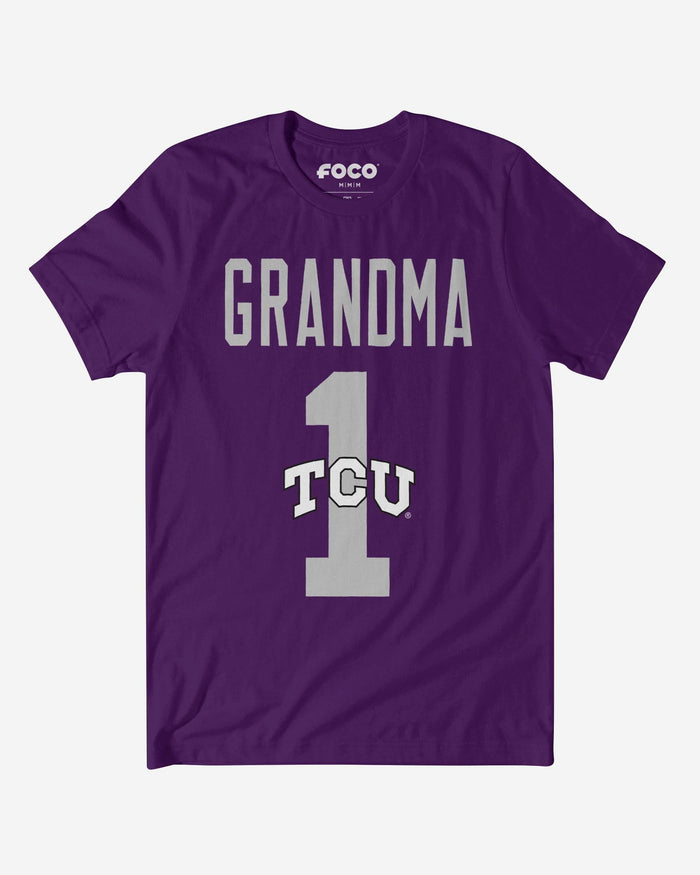 TCU Horned Frogs Number 1 Grandma T-Shirt FOCO S - FOCO.com