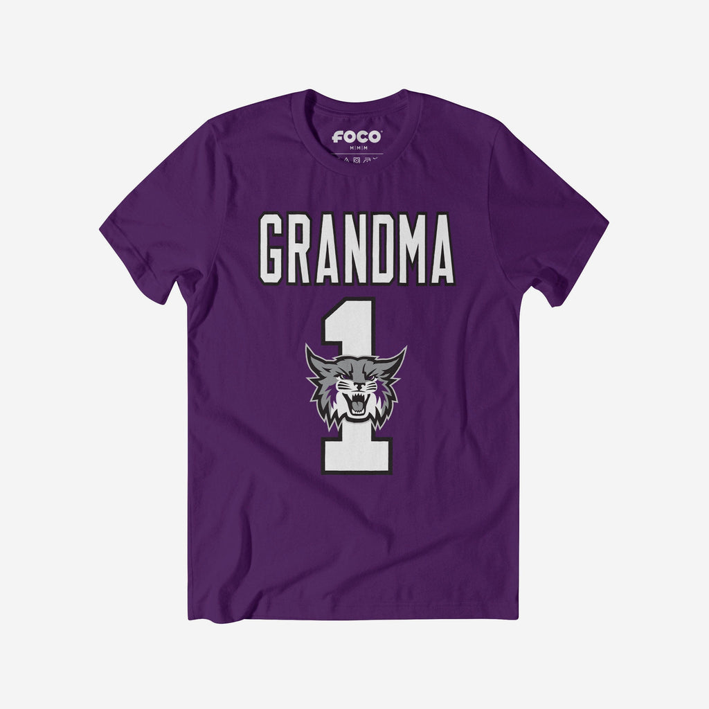 Weber State Wildcats Number 1 Grandma T-Shirt FOCO S - FOCO.com