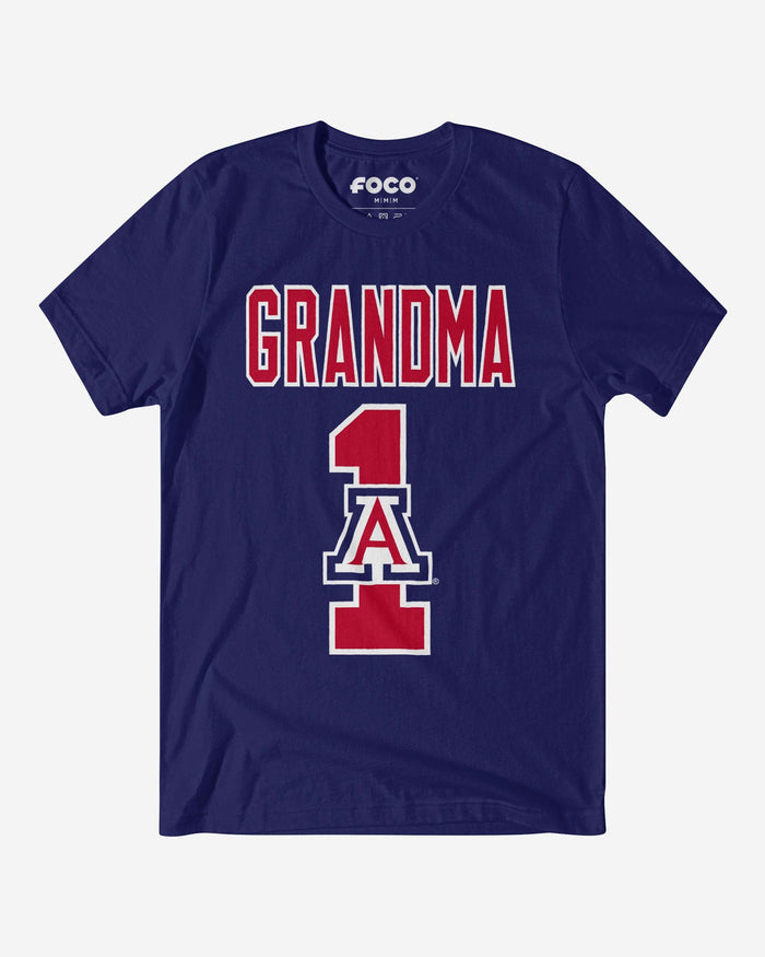 Arizona Wildcats Number 1 Grandma T-Shirt FOCO S - FOCO.com