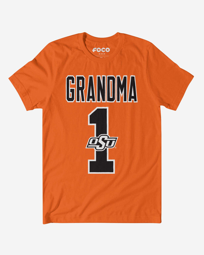 Oklahoma State Cowboys Number 1 Grandma T-Shirt FOCO S - FOCO.com