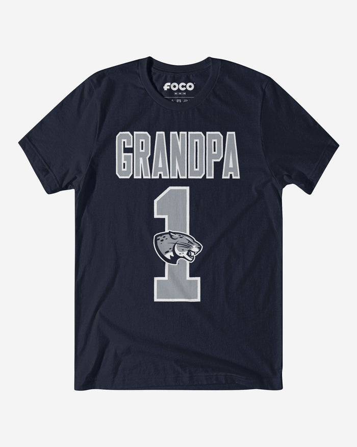 Augusta Jaguars Number 1 Grandpa T-Shirt FOCO S - FOCO.com