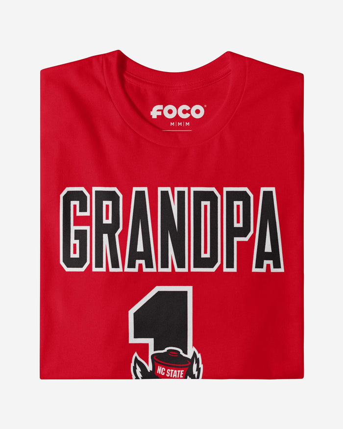 NC State Wolfpack Number 1 Grandpa T-Shirt FOCO - FOCO.com