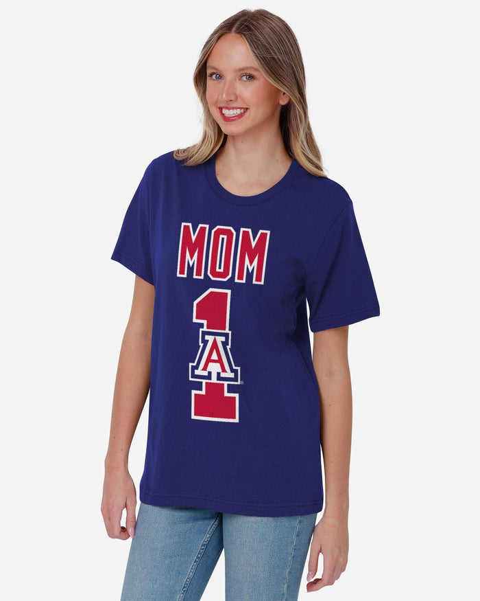 Arizona Wildcats Number 1 Mom T-Shirt FOCO - FOCO.com