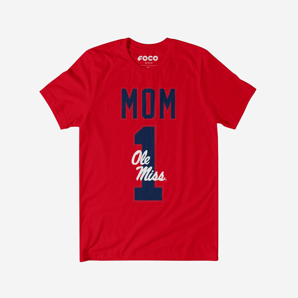 Ole Miss Rebels Number 1 Mom T-Shirt FOCO S - FOCO.com