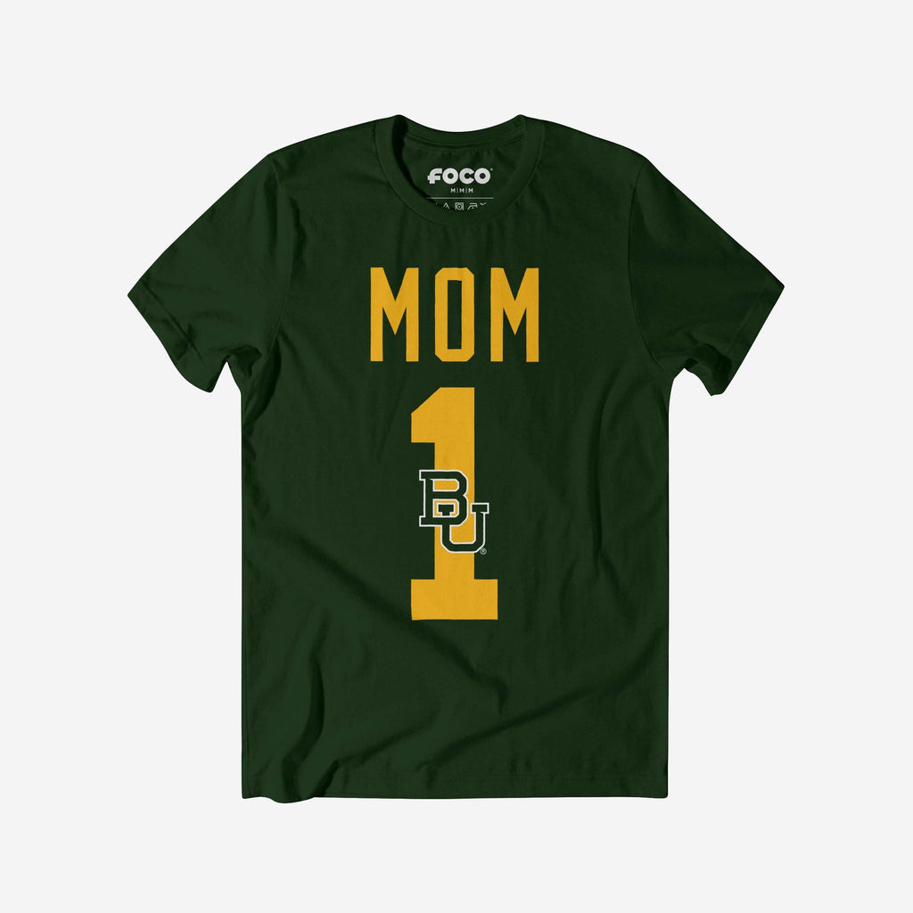 Baylor Bears Number 1 Mom T-Shirt FOCO S - FOCO.com