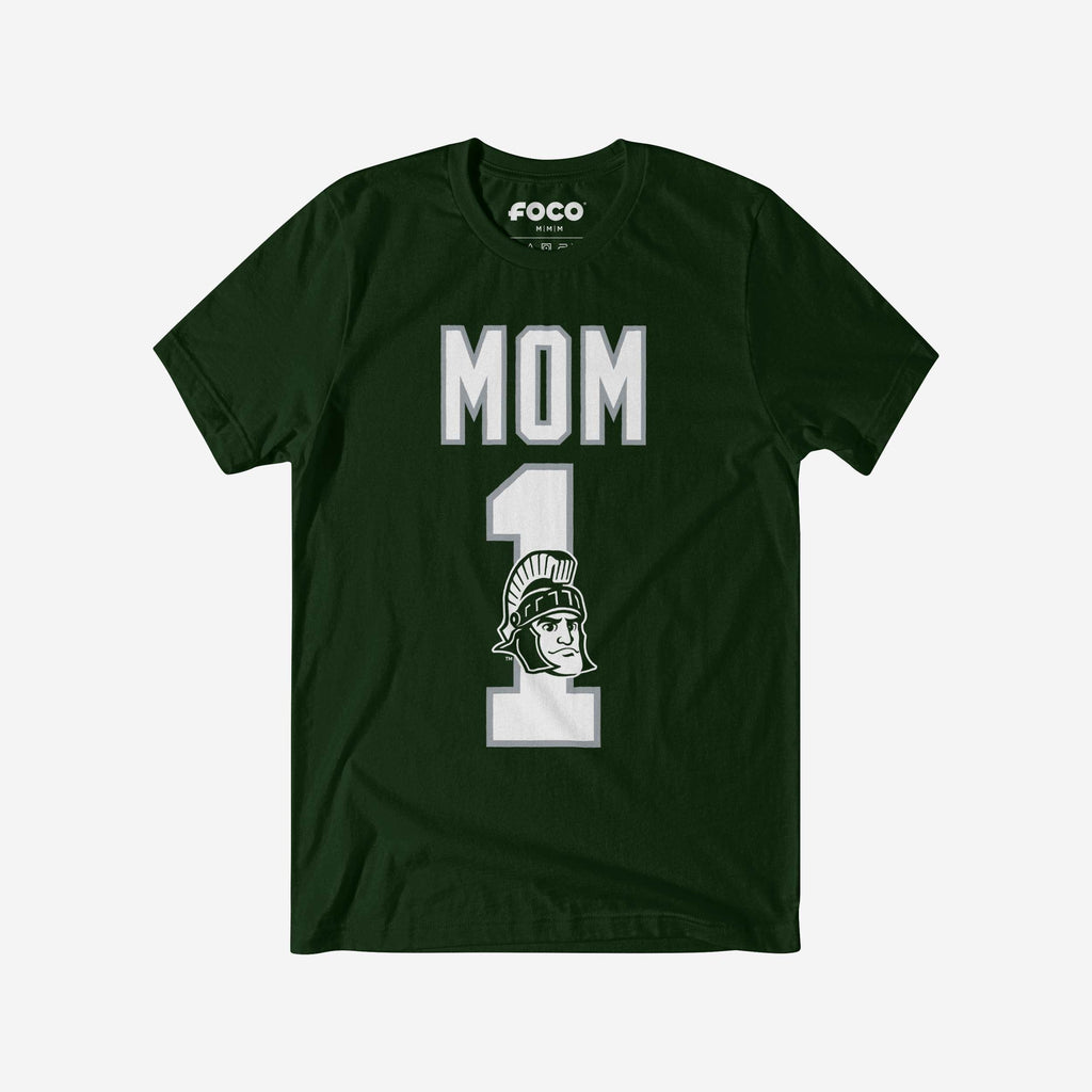 Michigan State Spartans Number 1 Mom T-Shirt FOCO S - FOCO.com