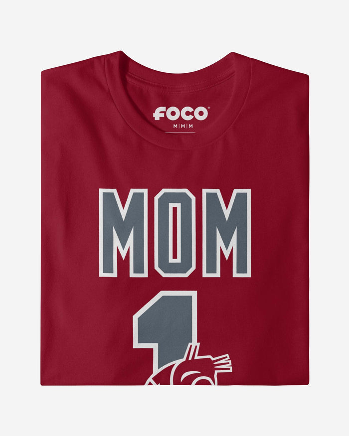 Washington State Cougars Number 1 Mom T-Shirt FOCO - FOCO.com