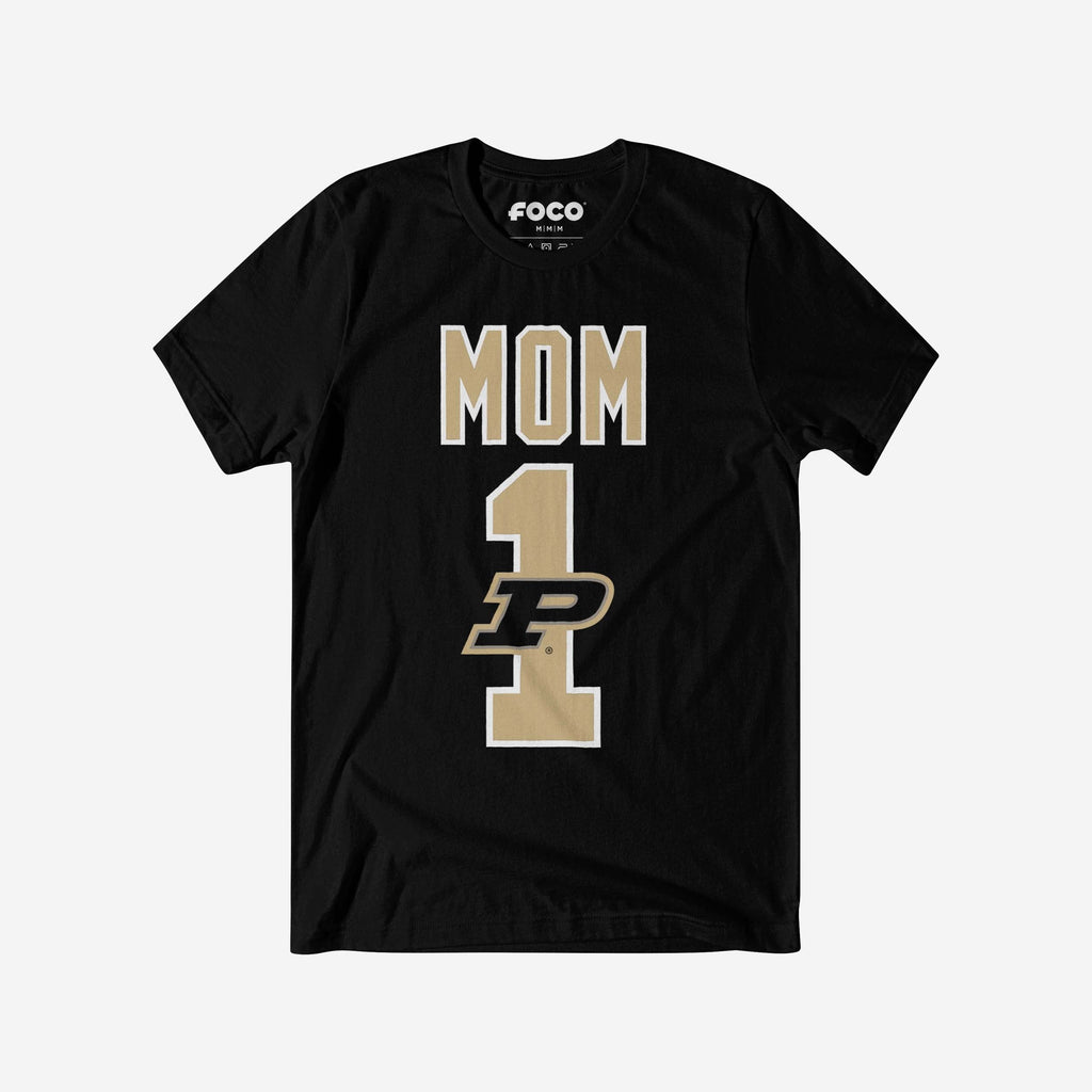 Purdue Boilermakers Number 1 Mom T-Shirt FOCO S - FOCO.com