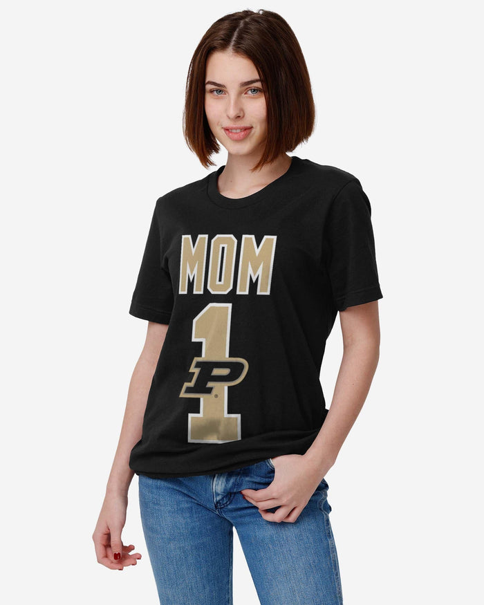 Purdue Boilermakers Number 1 Mom T-Shirt FOCO - FOCO.com