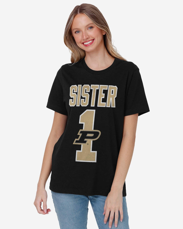 Purdue Boilermakers Number 1 Sister T-Shirt FOCO - FOCO.com