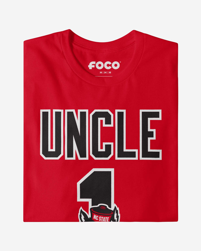 NC State Wolfpack Number 1 Uncle T-Shirt FOCO - FOCO.com