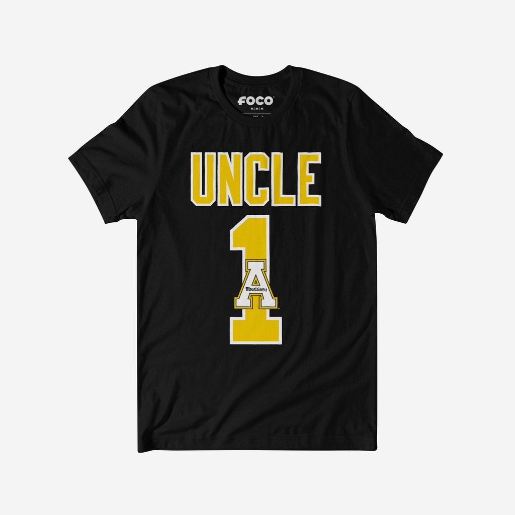 Appalachian State Mountaineers Number 1 Uncle T-Shirt FOCO S - FOCO.com