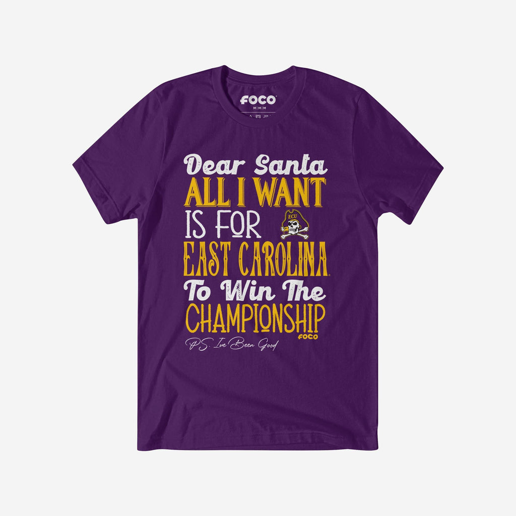 East Carolina Pirates All I Want T-Shirt FOCO S - FOCO.com