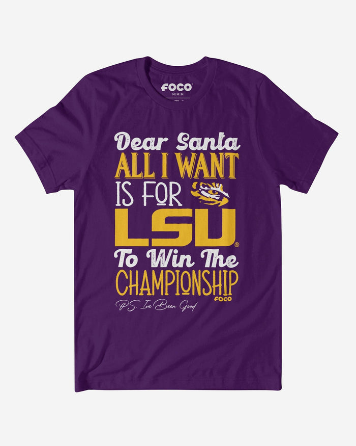 LSU Tigers All I Want T-Shirt FOCO S - FOCO.com