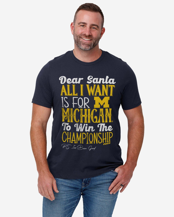 Michigan Wolverines All I Want T-Shirt FOCO - FOCO.com