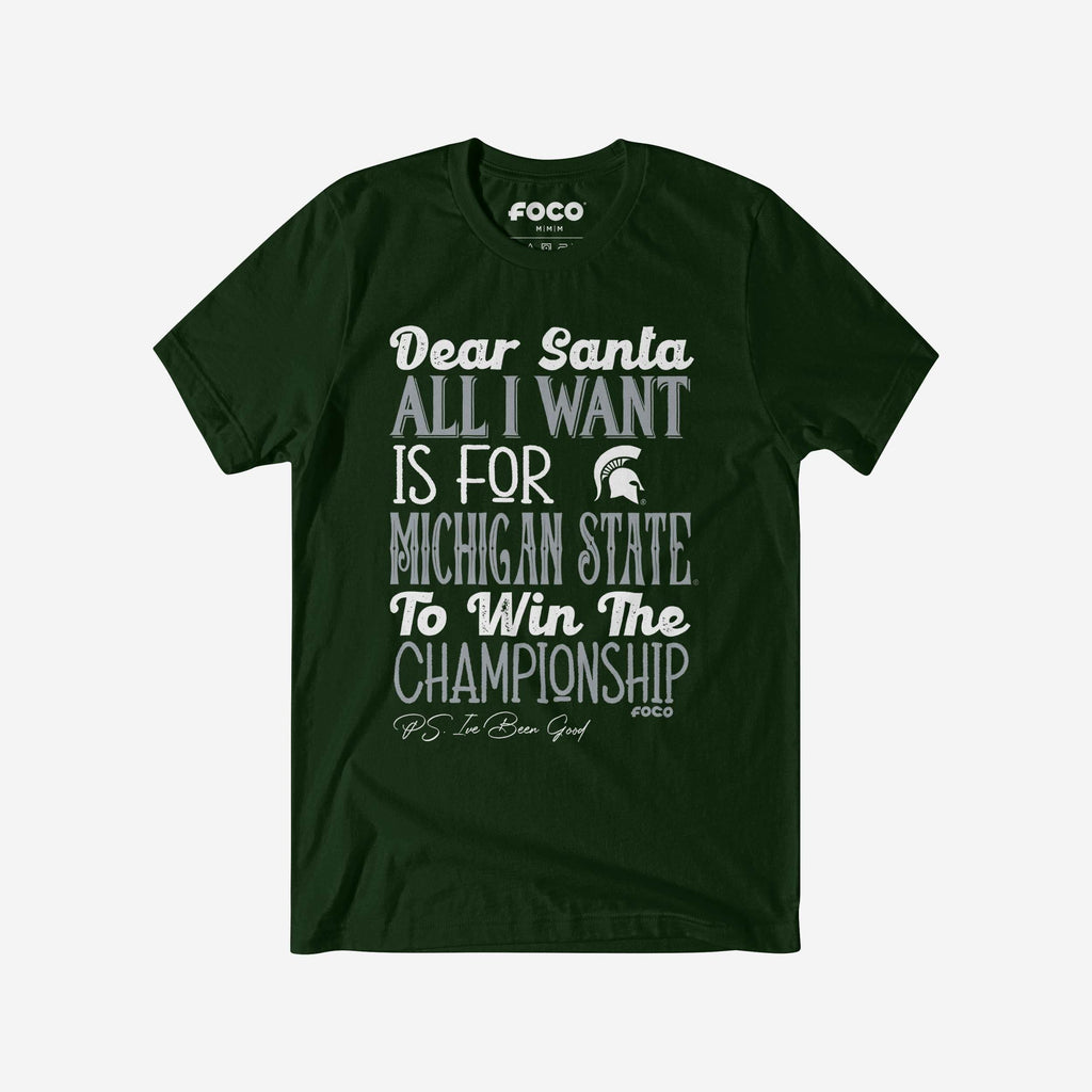 Michigan State Spartans All I Want T-Shirt FOCO S - FOCO.com