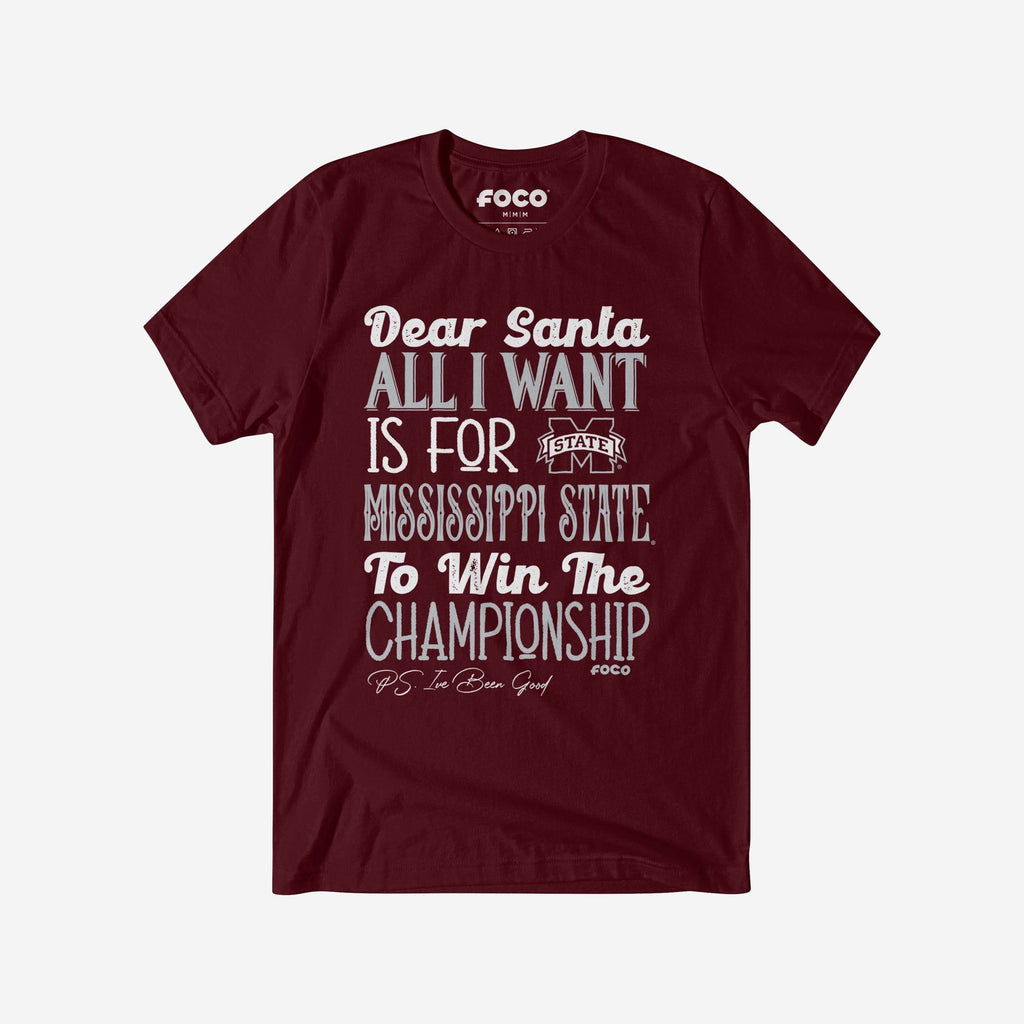 Mississippi State Bulldogs All I Want T-Shirt FOCO S - FOCO.com