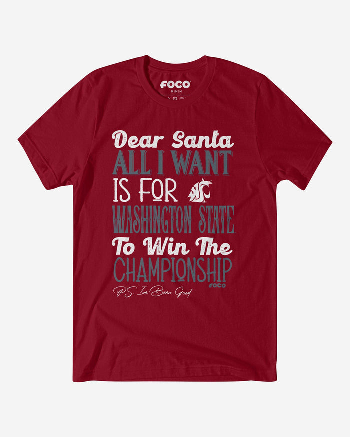 Washington State Cougars All I Want T-Shirt FOCO S - FOCO.com