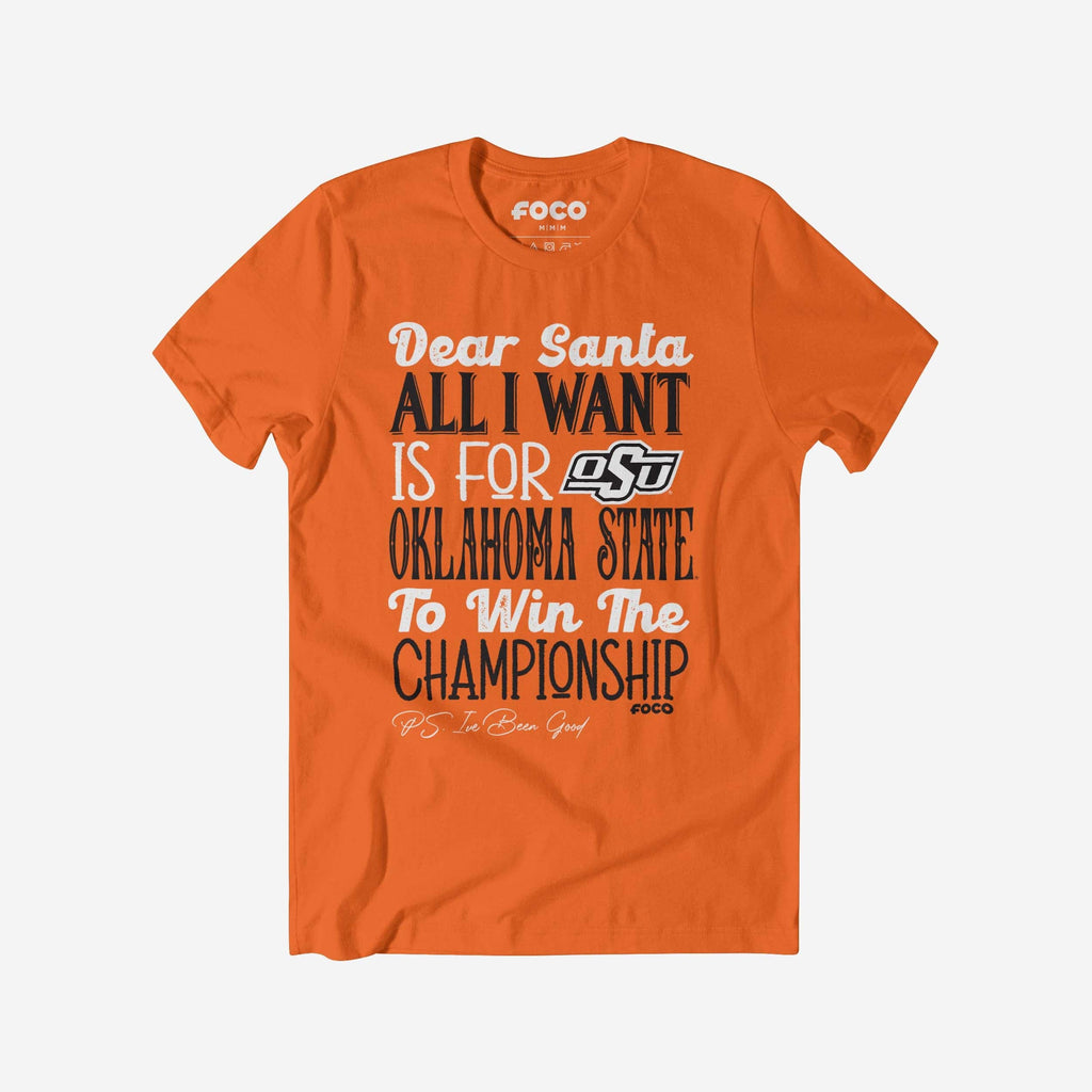 Oklahoma State Cowboys All I Want T-Shirt FOCO S - FOCO.com