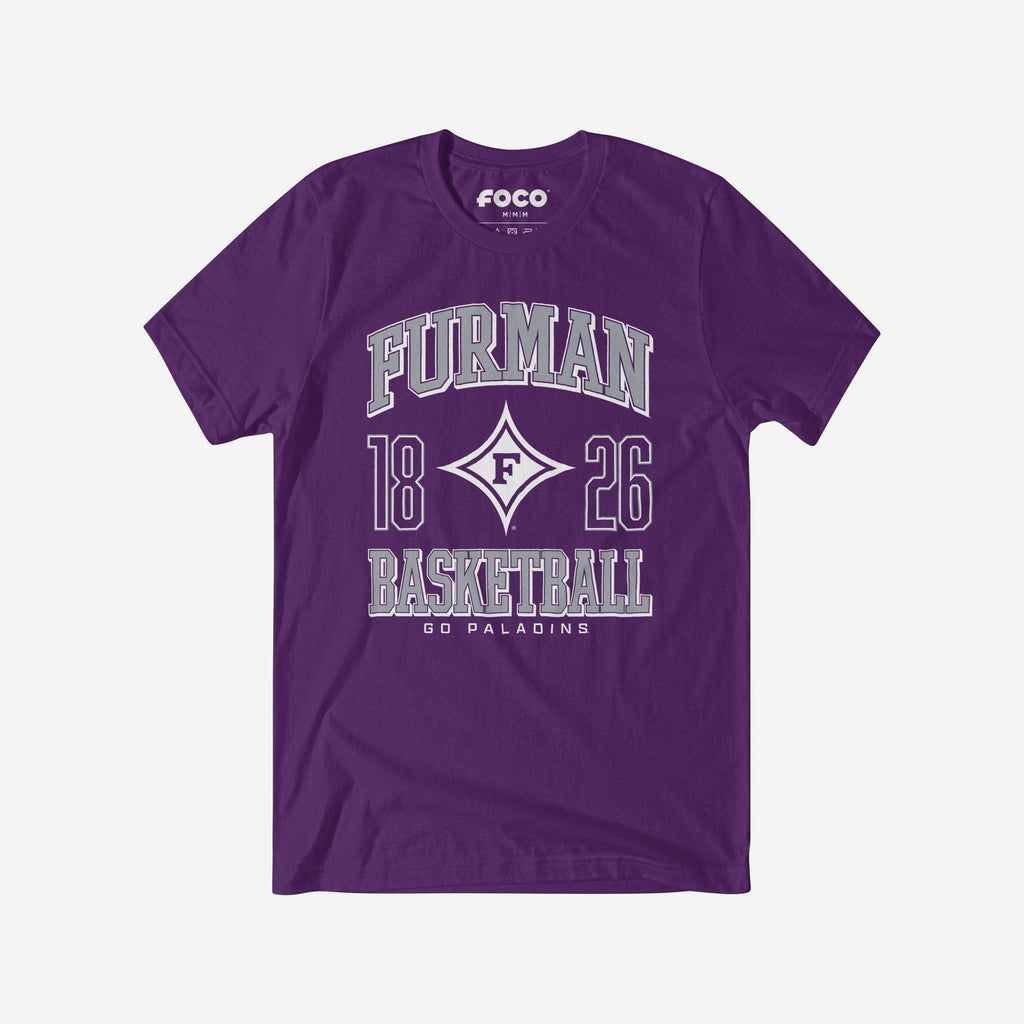 Furman Paladins Basketball T-Shirt FOCO S - FOCO.com
