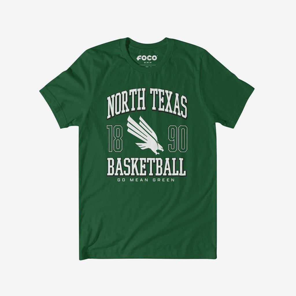 North Texas Mean Green Basketball T-Shirt FOCO S - FOCO.com