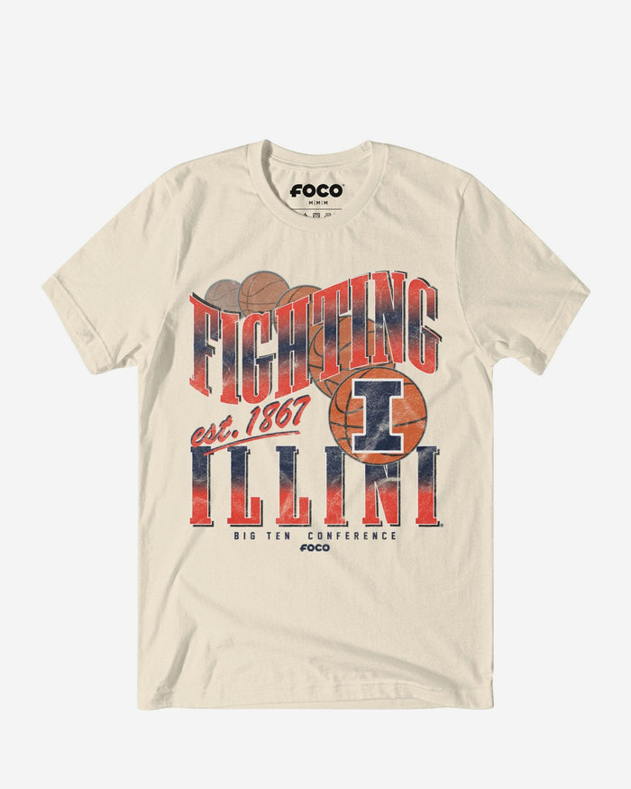 Illinois Fighting Illini Baller Bounce T-Shirt FOCO S - FOCO.com