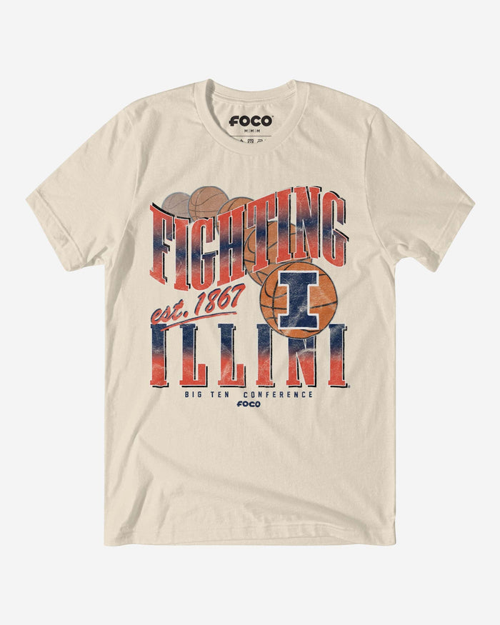 Illinois Fighting Illini Baller Bounce T-Shirt FOCO S - FOCO.com