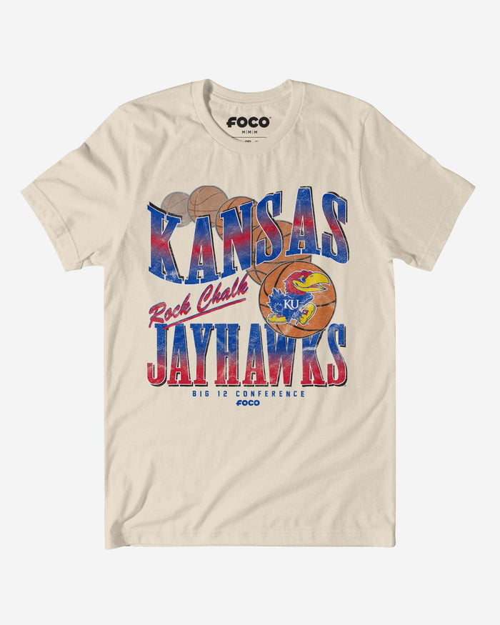 Kansas Jayhawks Baller Bounce T-Shirt FOCO S - FOCO.com