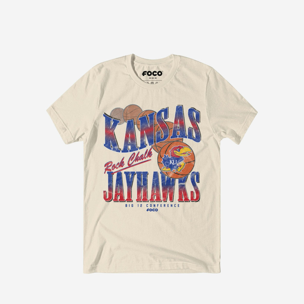Kansas Jayhawks Baller Bounce T-Shirt FOCO S - FOCO.com