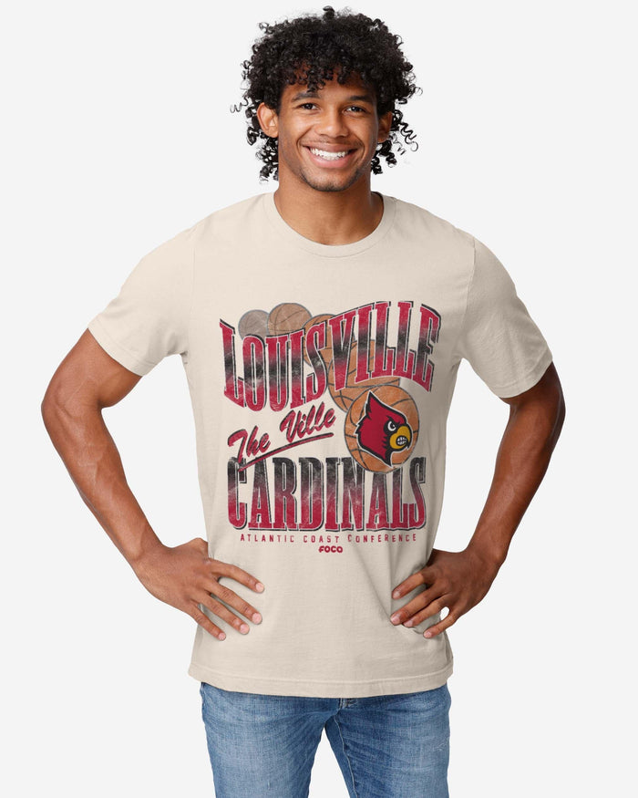 Louisville Cardinals Baller Bounce T-Shirt FOCO - FOCO.com