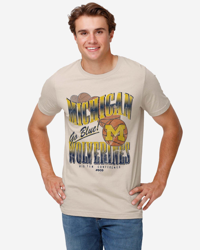 Michigan Wolverines Baller Bounce T-Shirt FOCO - FOCO.com