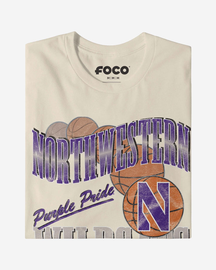 Northwestern Wildcats Baller Bounce T-Shirt FOCO - FOCO.com