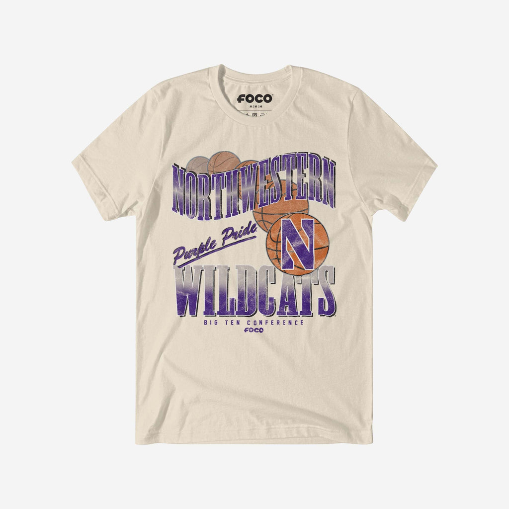 Northwestern Wildcats Baller Bounce T-Shirt FOCO - FOCO.com