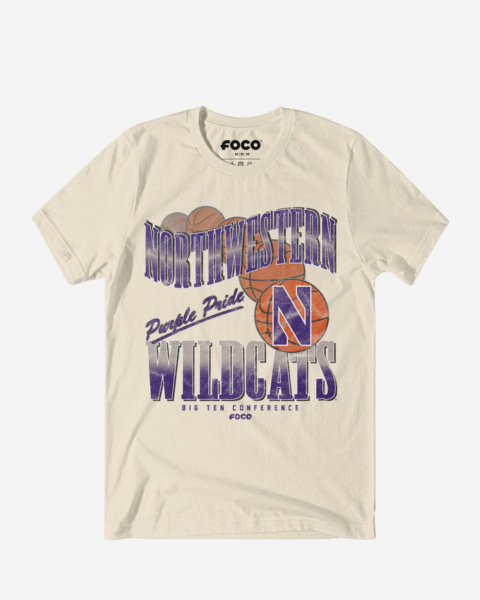 Northwestern Wildcats Baller Bounce T-Shirt FOCO S - FOCO.com