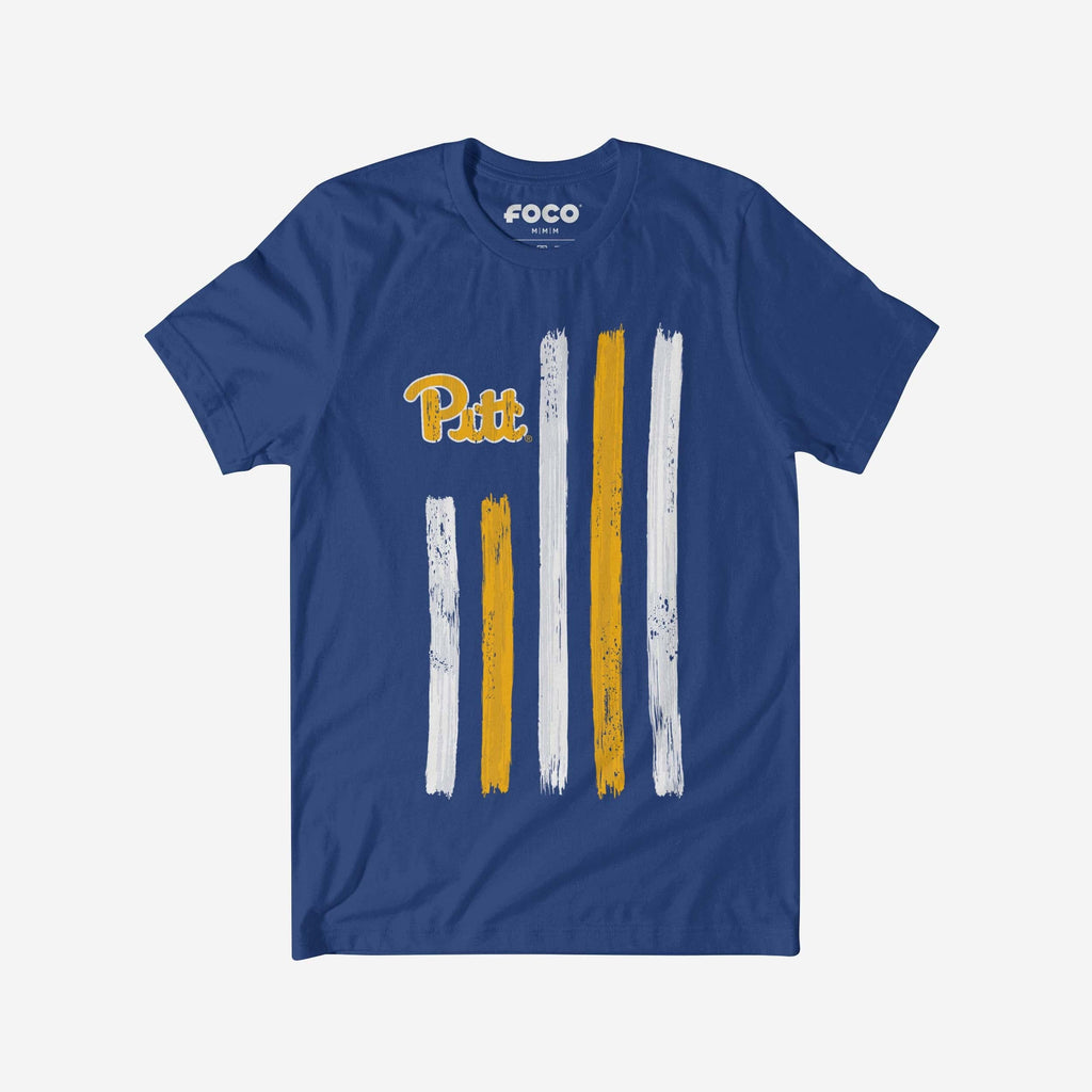 Pittsburgh Panthers Brushstroke Flag T-Shirt FOCO S - FOCO.com