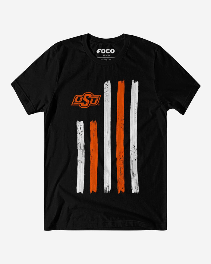 Oklahoma State Cowboys Brushstroke Flag T-Shirt FOCO S - FOCO.com