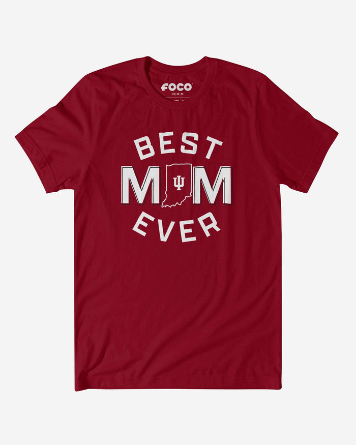 Indiana Hoosiers Best Mom Ever Arched T-Shirt FOCO S - FOCO.com