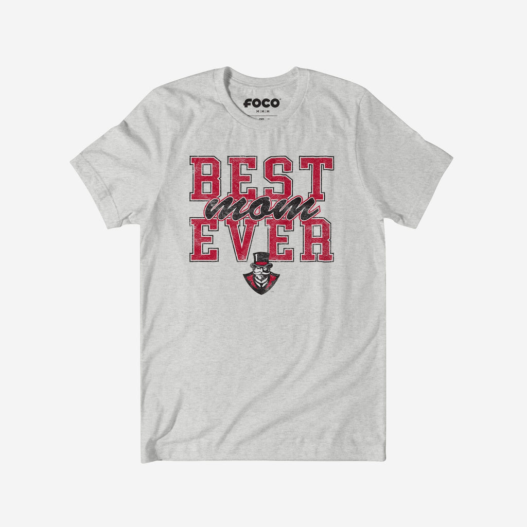 Austin Peay Governors Best Mom Ever Stacked T-Shirt FOCO S - FOCO.com