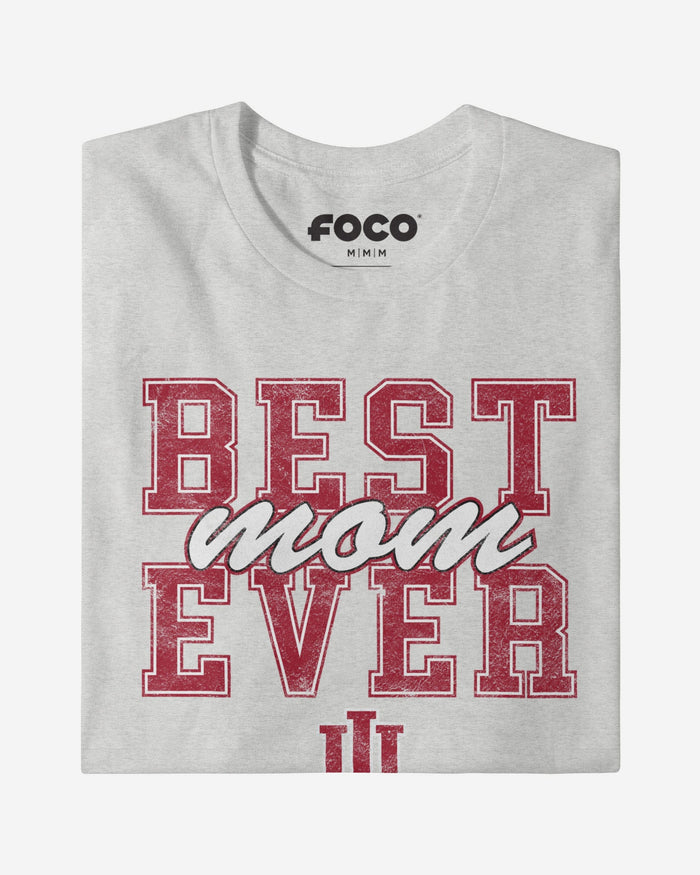 Indiana Hoosiers Best Mom Ever Stacked T-Shirt FOCO - FOCO.com