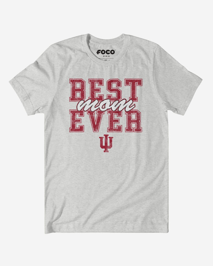 Indiana Hoosiers Best Mom Ever Stacked T-Shirt FOCO S - FOCO.com