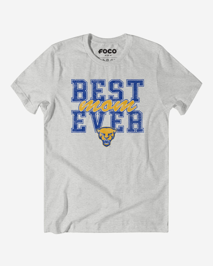 Pittsburgh Panthers Best Mom Ever Stacked T-Shirt FOCO S - FOCO.com