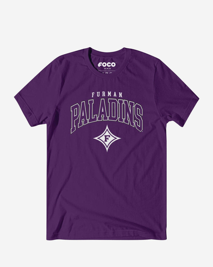 Furman Paladins Classic Logo T-Shirt FOCO Team Purple S - FOCO.com