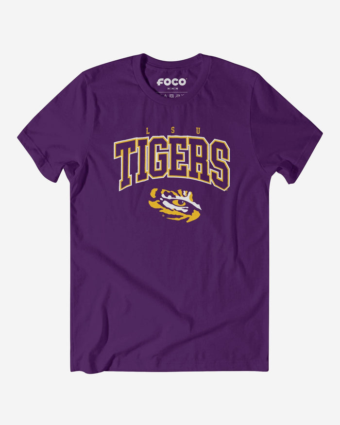 LSU Tigers Classic Logo T-Shirt FOCO Team Purple S - FOCO.com